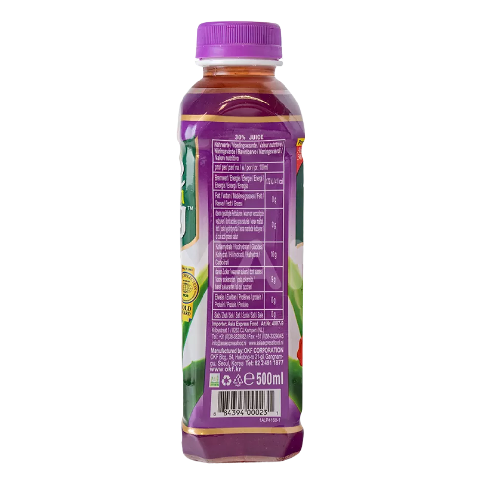 OKF Aloe Vera Getränk Traube 500ML