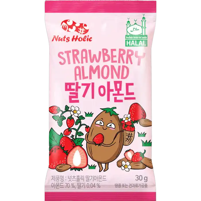 NUTSHOLIC Almonds Strawberry 30G
