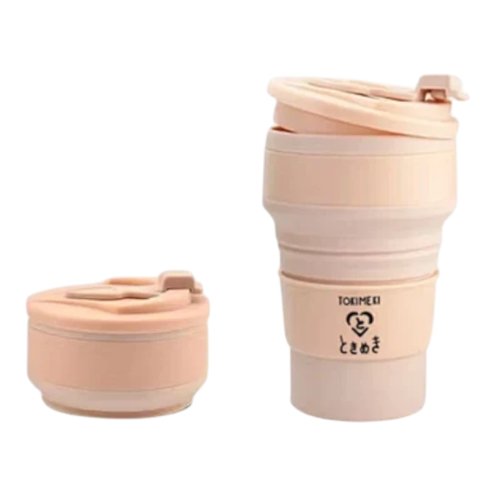 TOKIMEKI Foldable Cup Pink 1 pc.