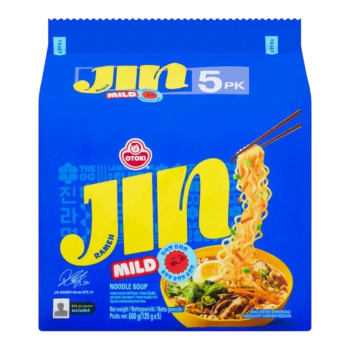 OTTOGI JIN Ramen Mild Big Bag (120gx5)