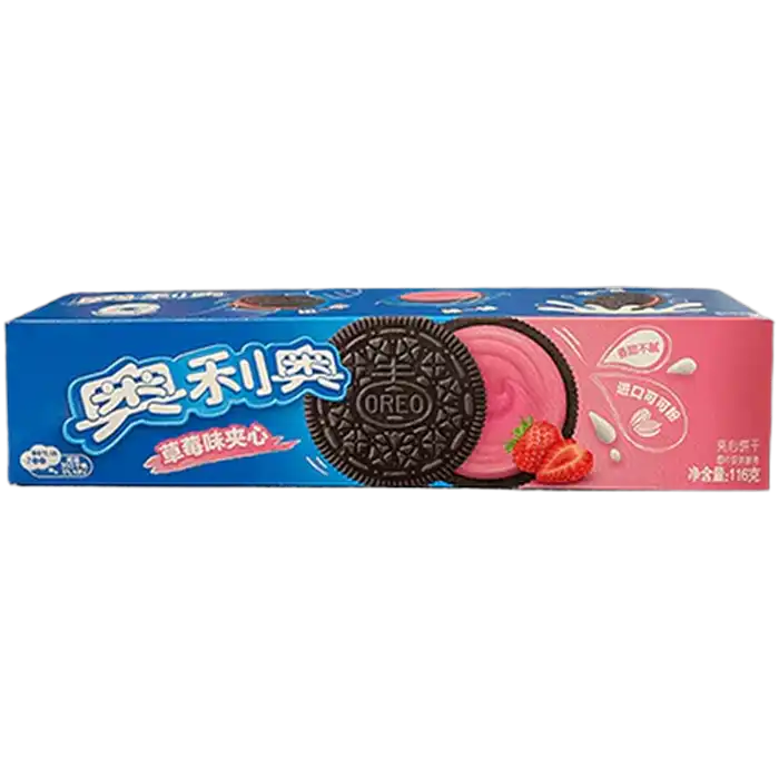 OREO Sandwich Biscuit Erdbeer Strawberry 97g