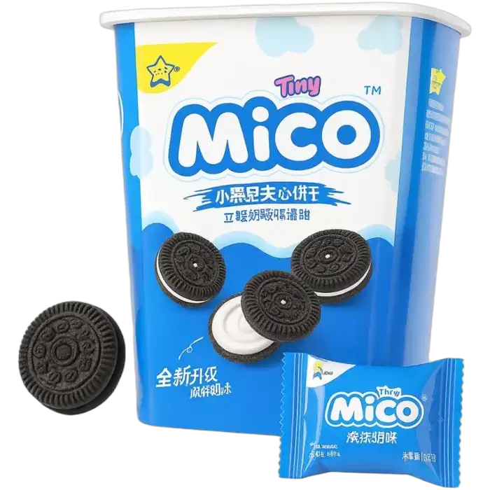 MICO Mini Creamy Vanilla Mousse Cookies 88G