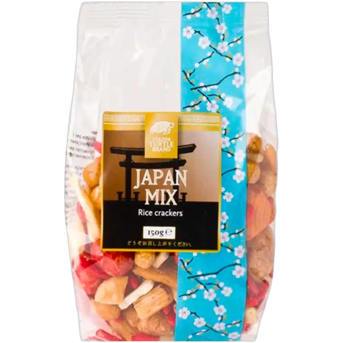 GOLDEN TURTLE Reiscracker Japan Mix 150G