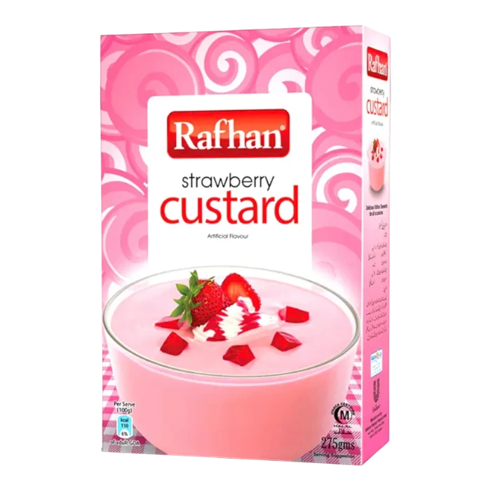 Rafhan Custard Erdbeer 275g