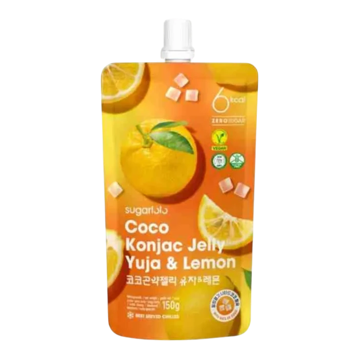 SUGARLOLO Coco Konjac Jelly Yuja&Lemon 150g