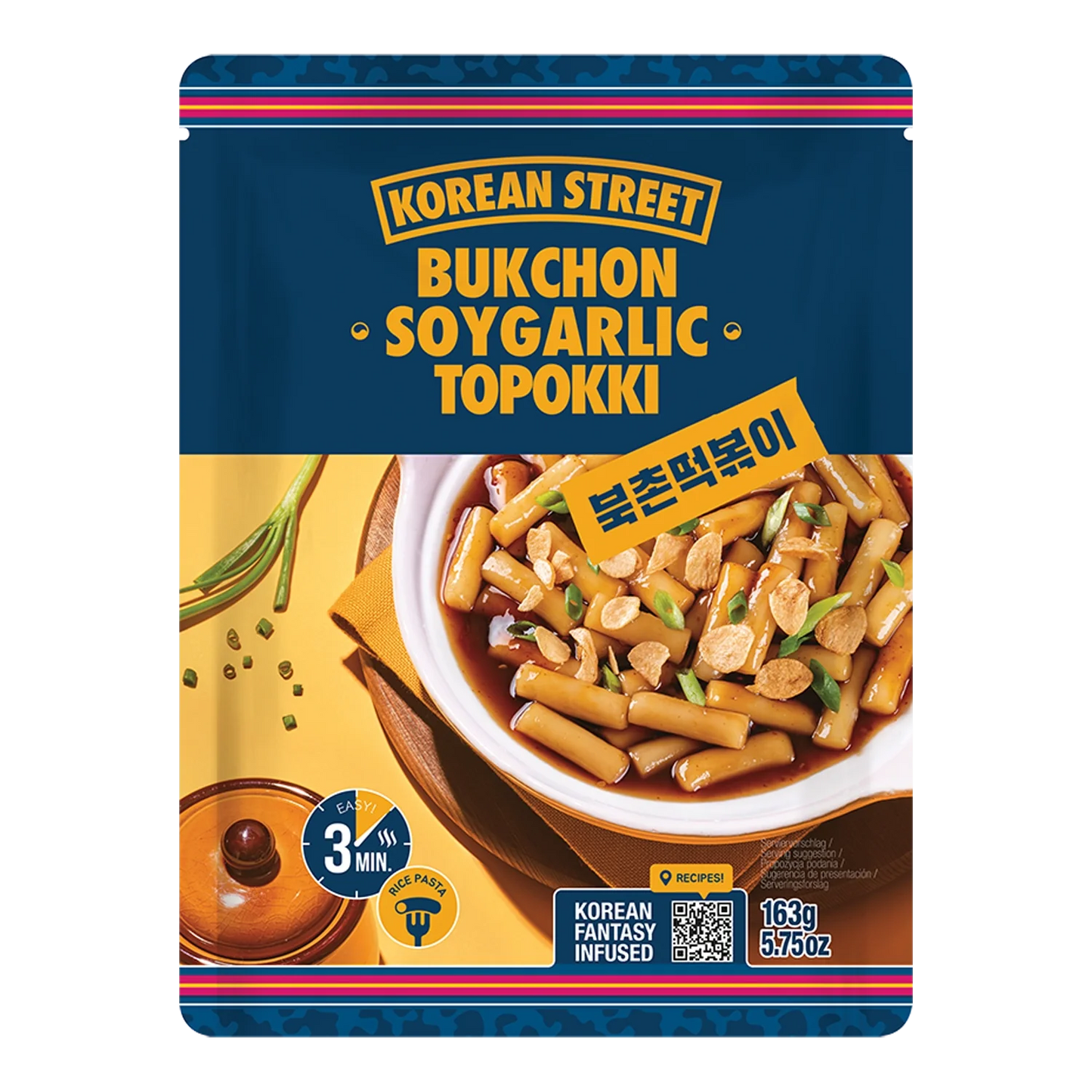 KOREAN STREET Topokki Soy Garlic, 163G
