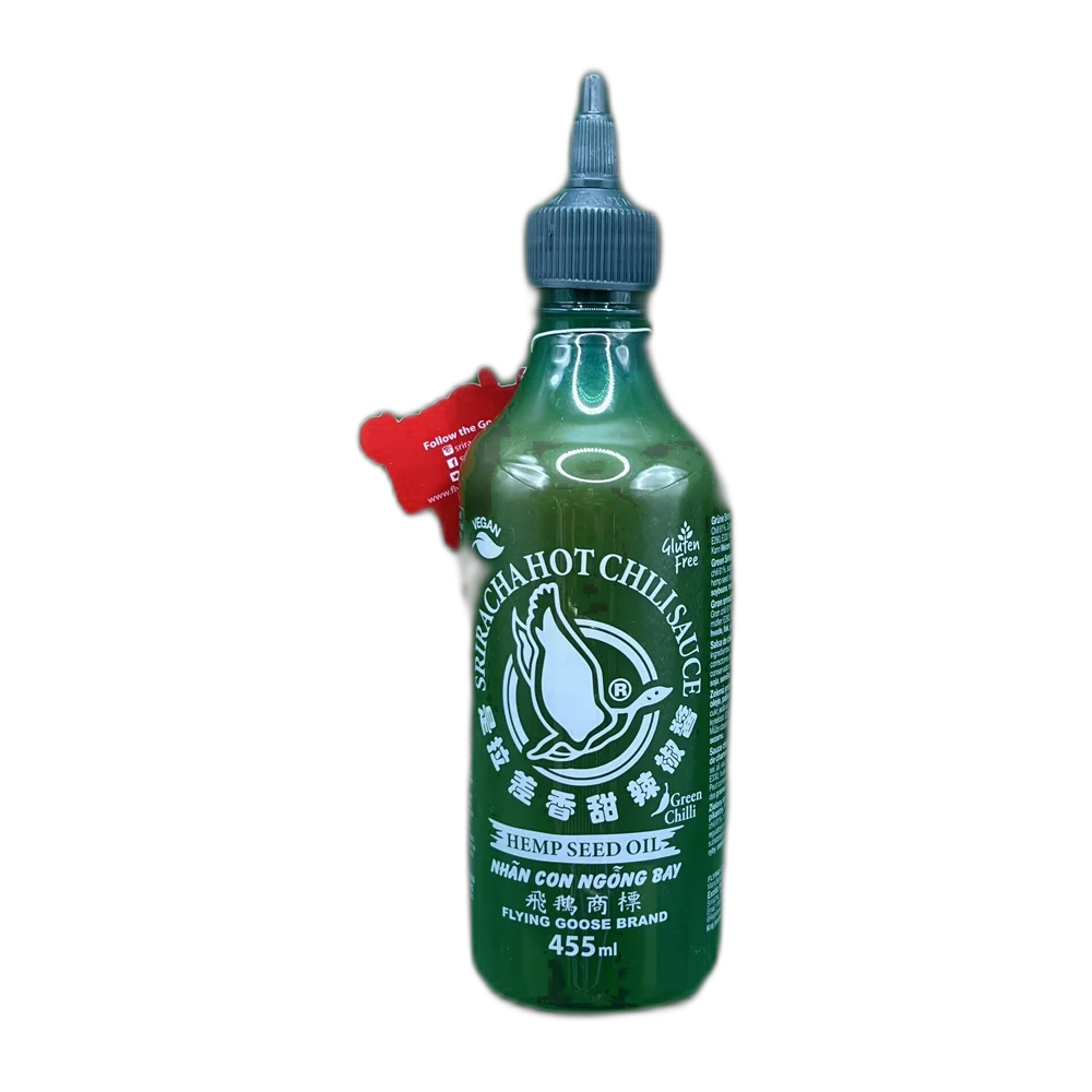 FLYING GOOSE Sriracha Mit Hanfsamenöl 455ML