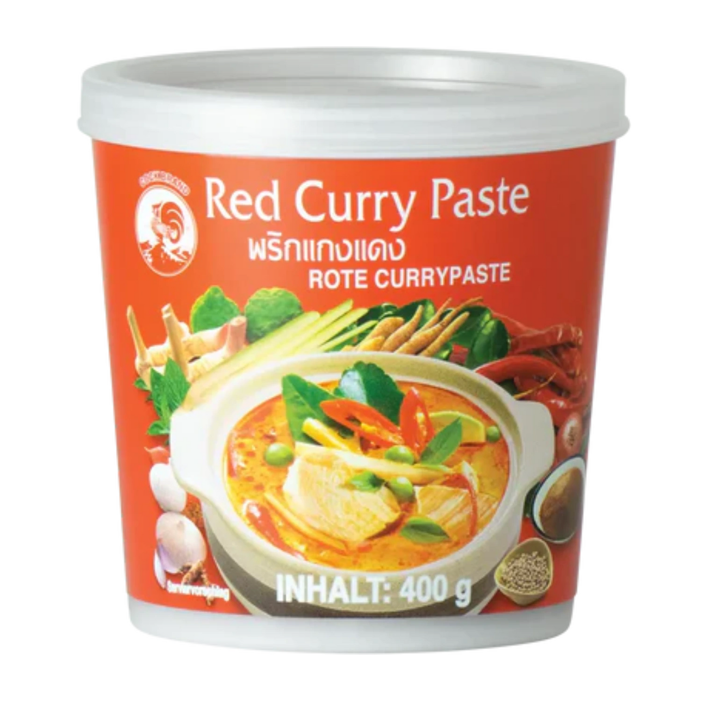 COCK BRAND Rote Curry Paste 400G