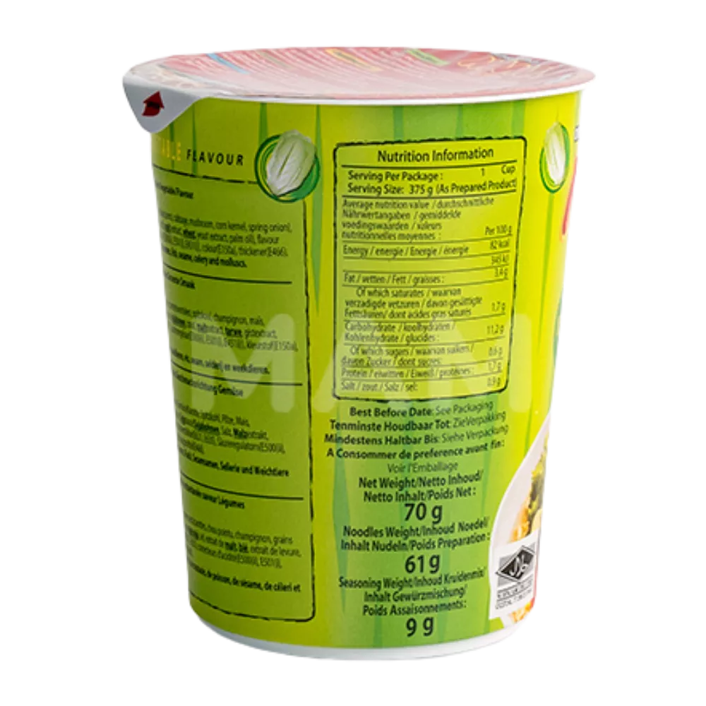 MAMA Instant Nudeln Gemüse Veggie Cup 70G