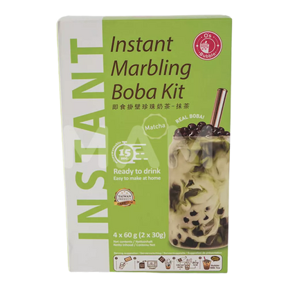 O's Bubble Instant Boba Matcha Tee 240G