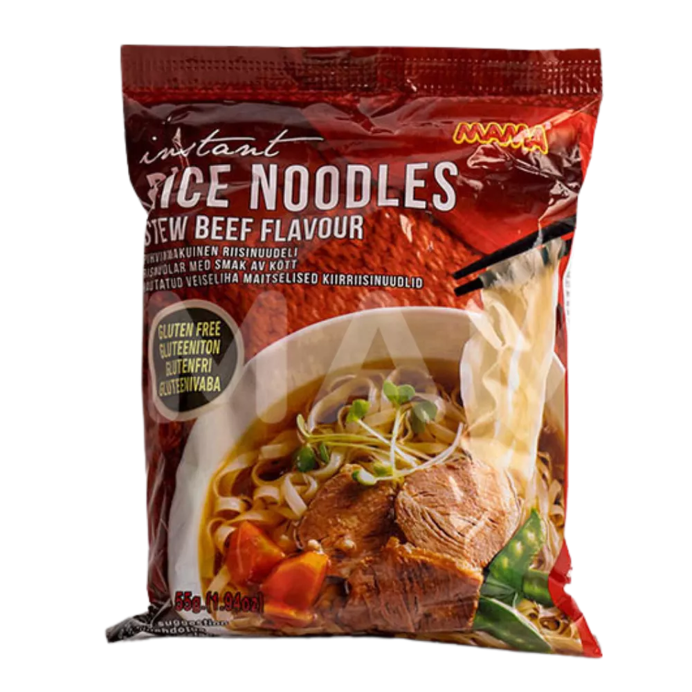 MAMA Instant Reisnudeln Stew Beef Glutenfrei 55G