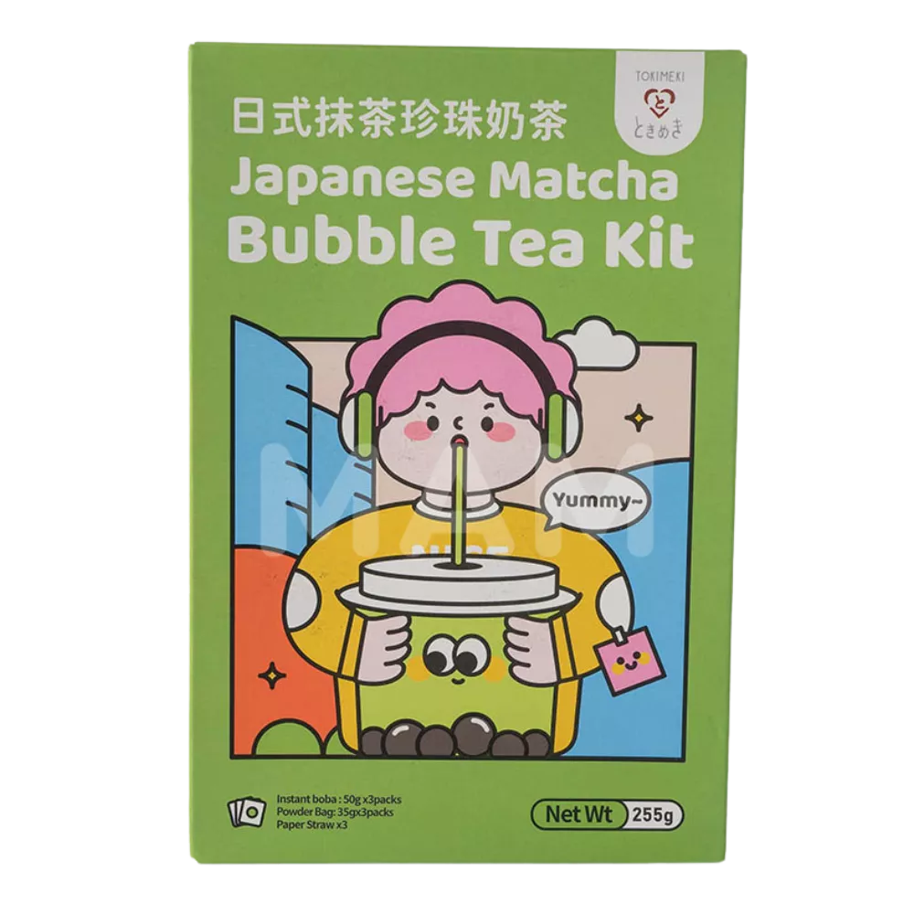TOKIMEKI Bubble Tea Kit Matcha Flavour 255G