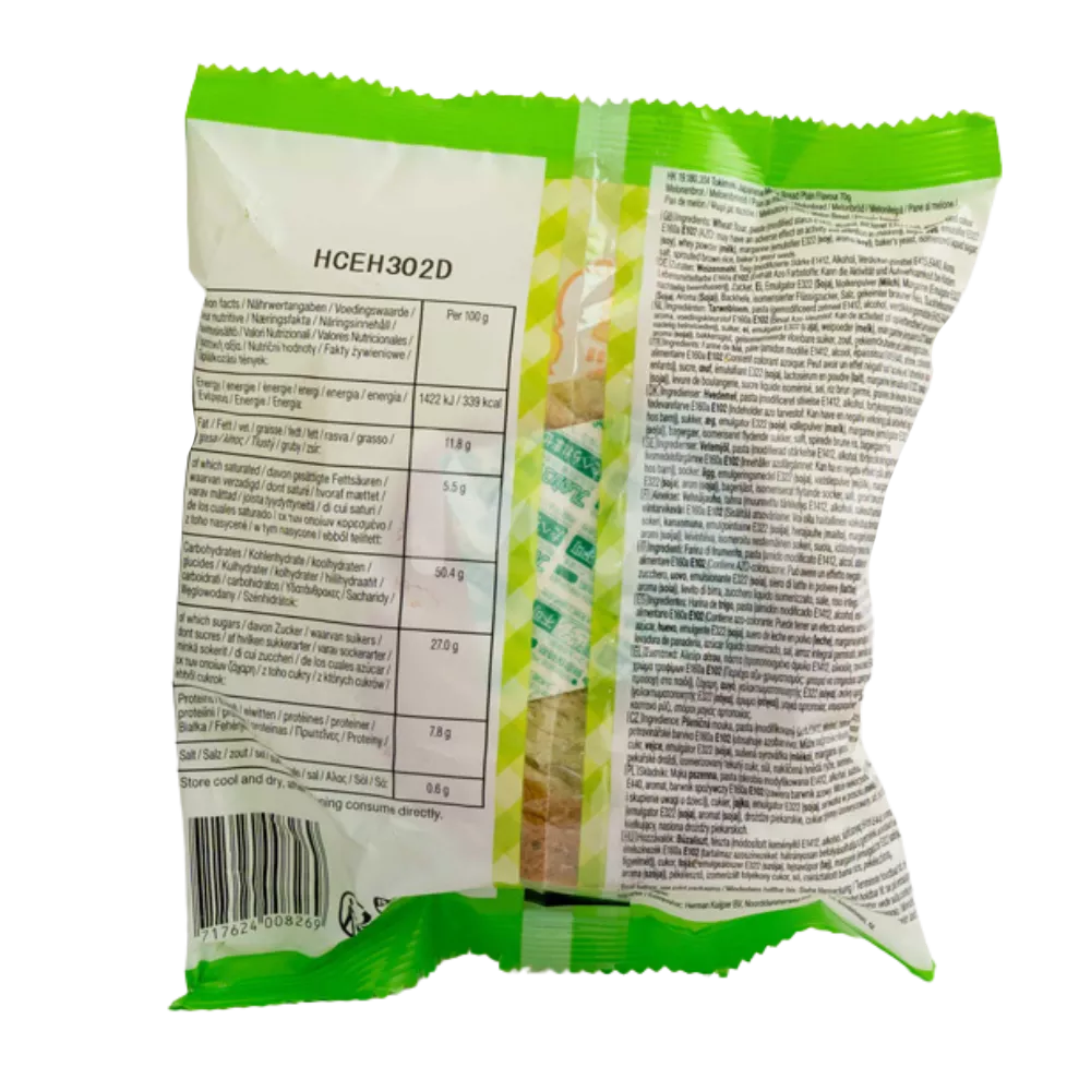 TOKIMEKI Japanese Bread Melon Bread Flavour 70G