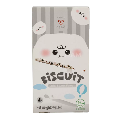 TOKIMEKI Biscuit Cookie & Cream Flavor 40G