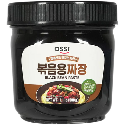 ASSI Black Bean Paste Schwarze Bohnenpaste 500G