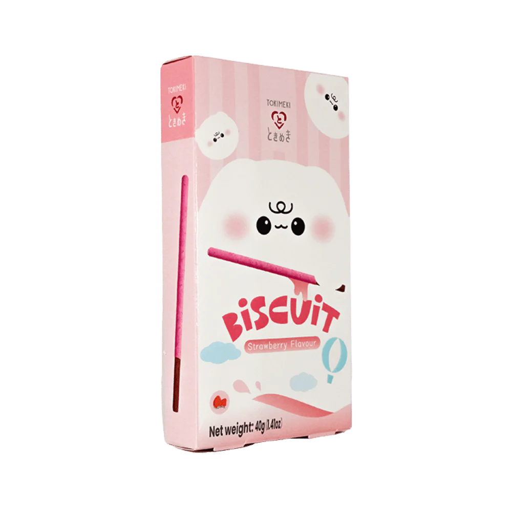 TOKIMEKI Biscuit Strawberry Flavour 40G