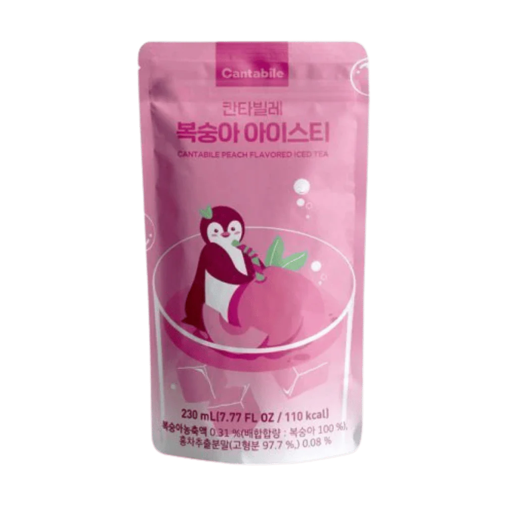 CANTABILE Flavoured Ade Peach Ice Tea 230ML