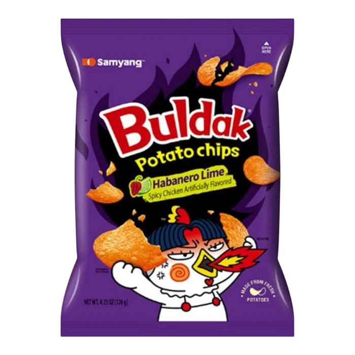 SAMYANG Buldak Potato Chips Habanero Lime 55G