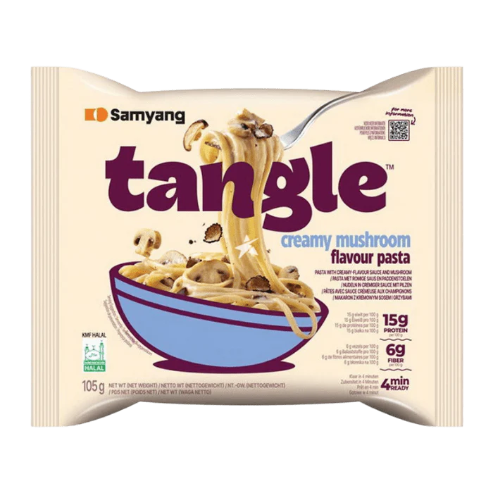 SAMYANG TANGLE Creamy Mushroom Flavor. Pasta 105G
