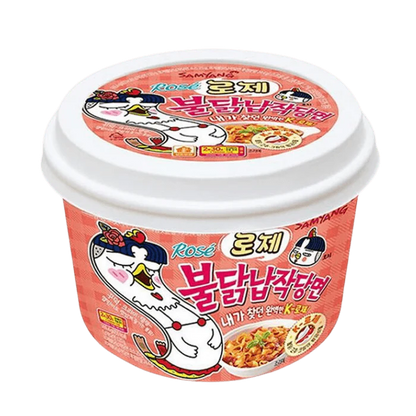 SAMYANG Buldak Rose Hot Ch.Flat Ramen Bowl 169g