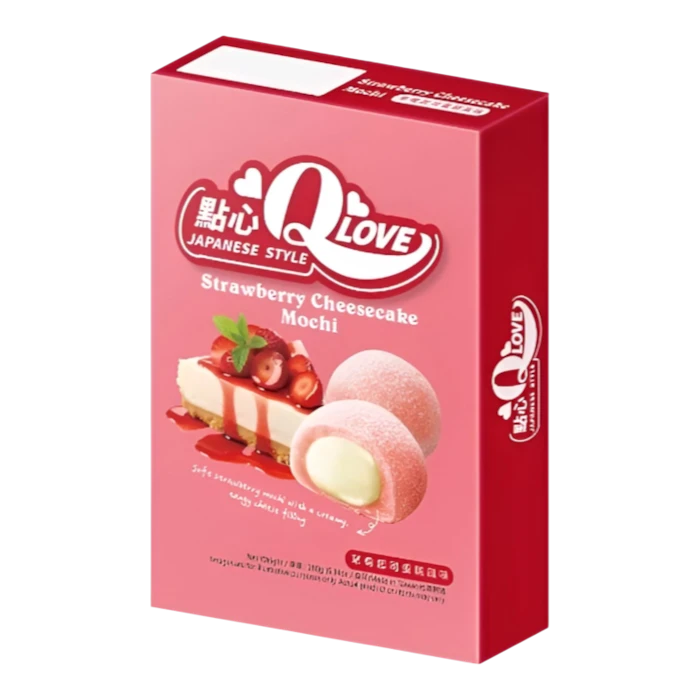 QLOVE Mochi Strawberry Cheesecake 180G