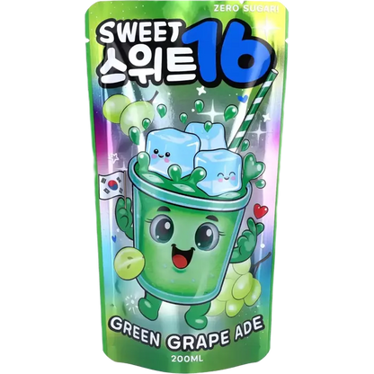 KR Sweet16 Green Grape Zero 200ML