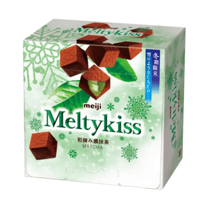 MEJI Melty Kiss Matcha Schokolade 53g