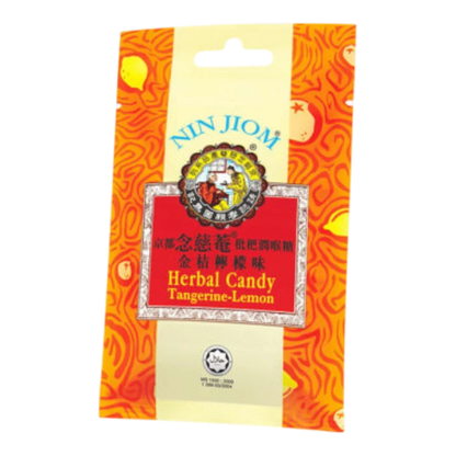 Nin Jiom Herbal Candy Tangerine Lemon 60g