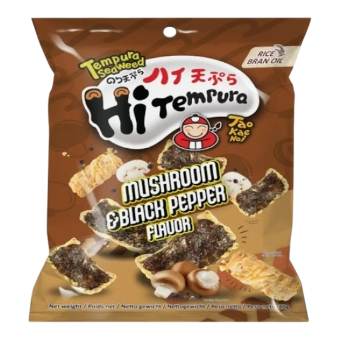 Taokaenoi Tempura 40g Mushroom & Black Pepper
