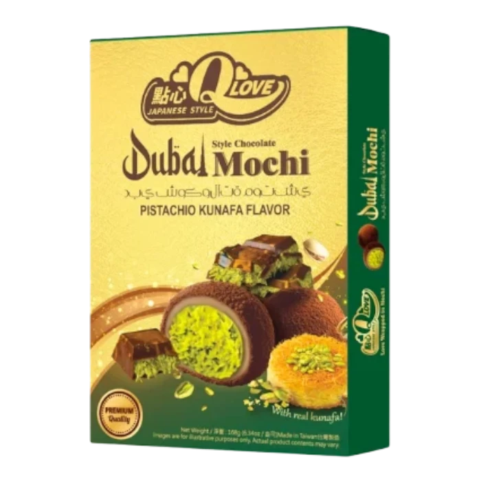 QLove Dubai Chocolate Delux Mochi 168g