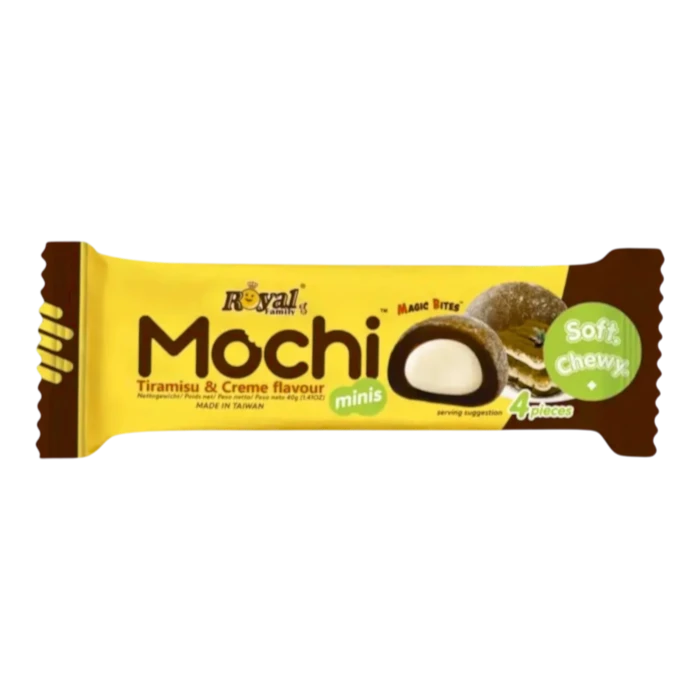Royal Family Mini Mochi Tiramisu & Creme 40g