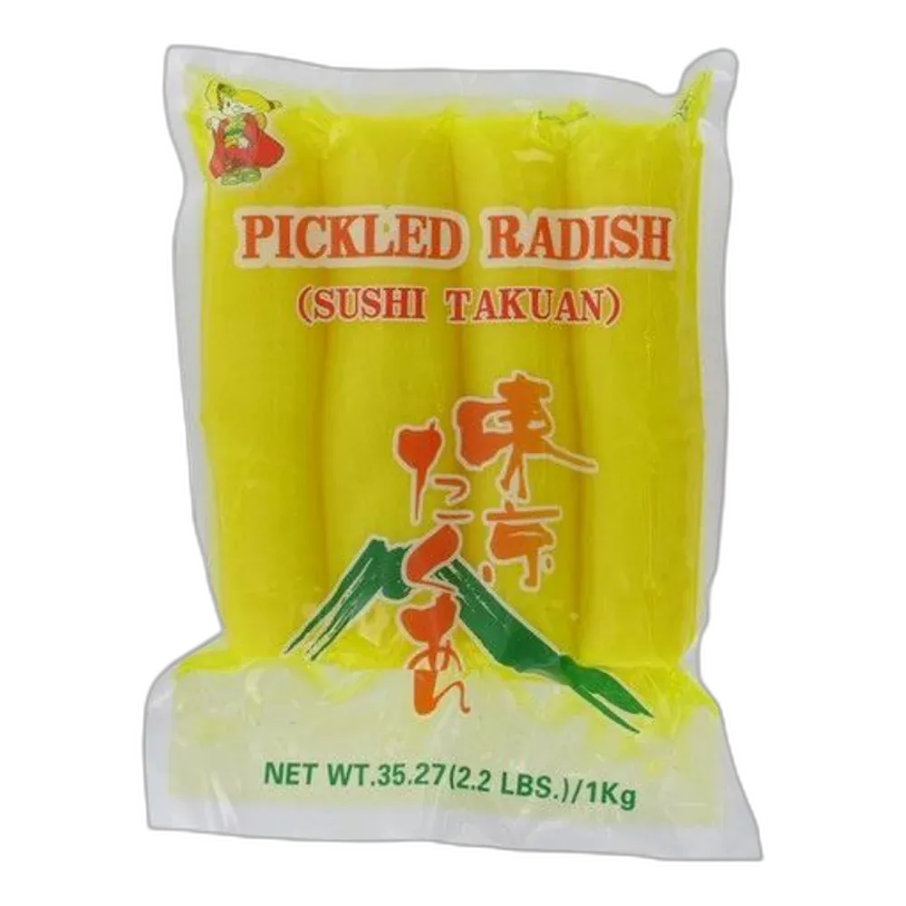 LV ZHENG Pickled Radish 1KG – Takuan Rettich für Sushi & Bento