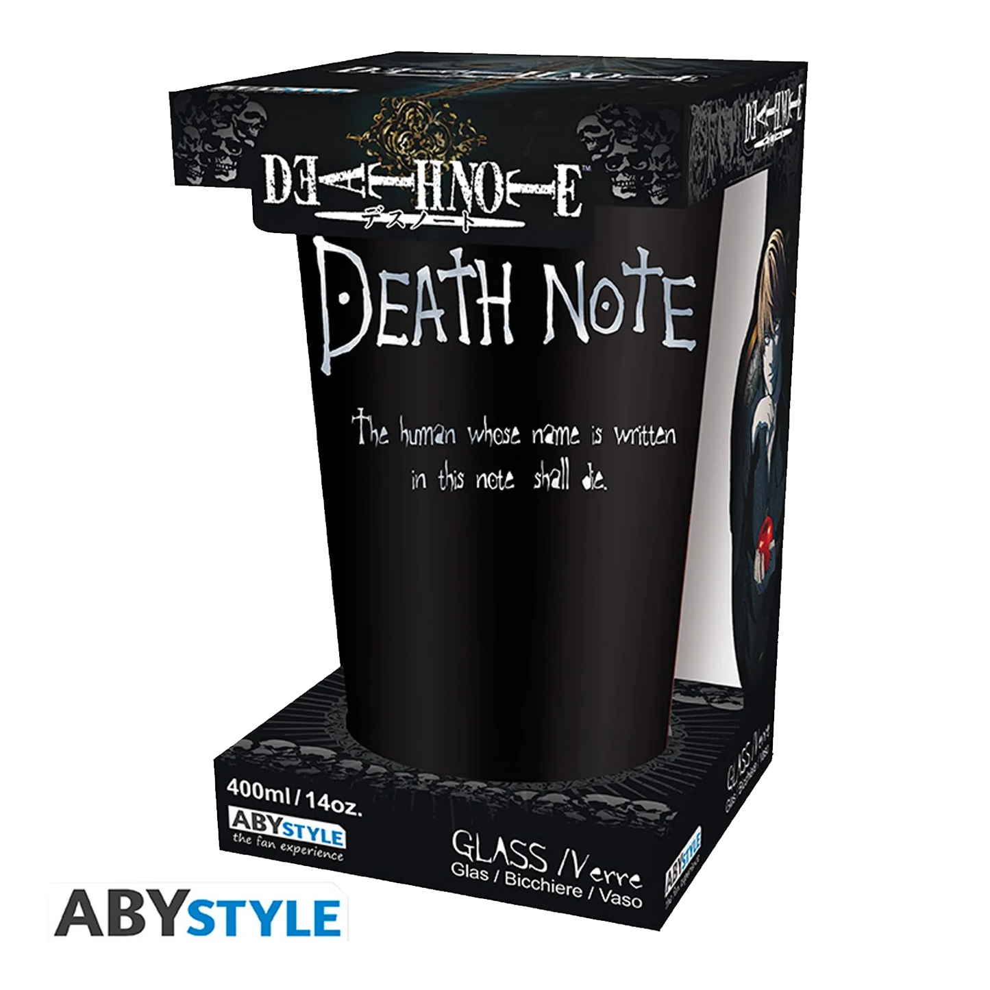 DEATH NOTE Large Glass Ryuk 400ML