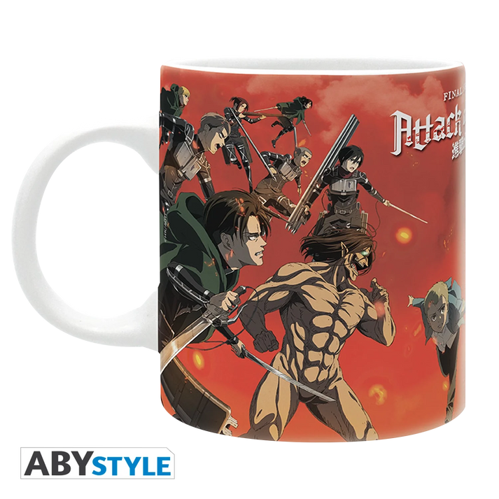 ATTACK ON TITAN Mug 320ml Battle Scene Season 4