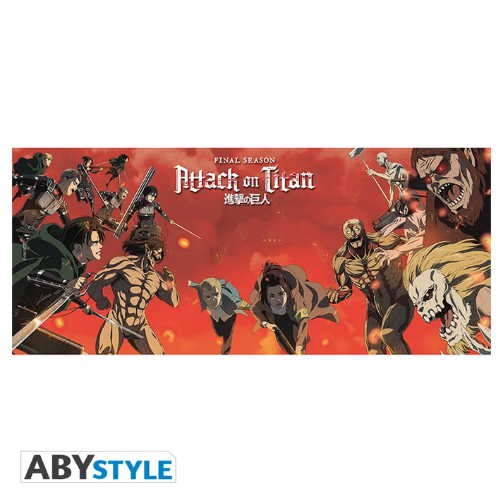 ATTACK ON TITAN Mug 320ml Battle Scene Season 4