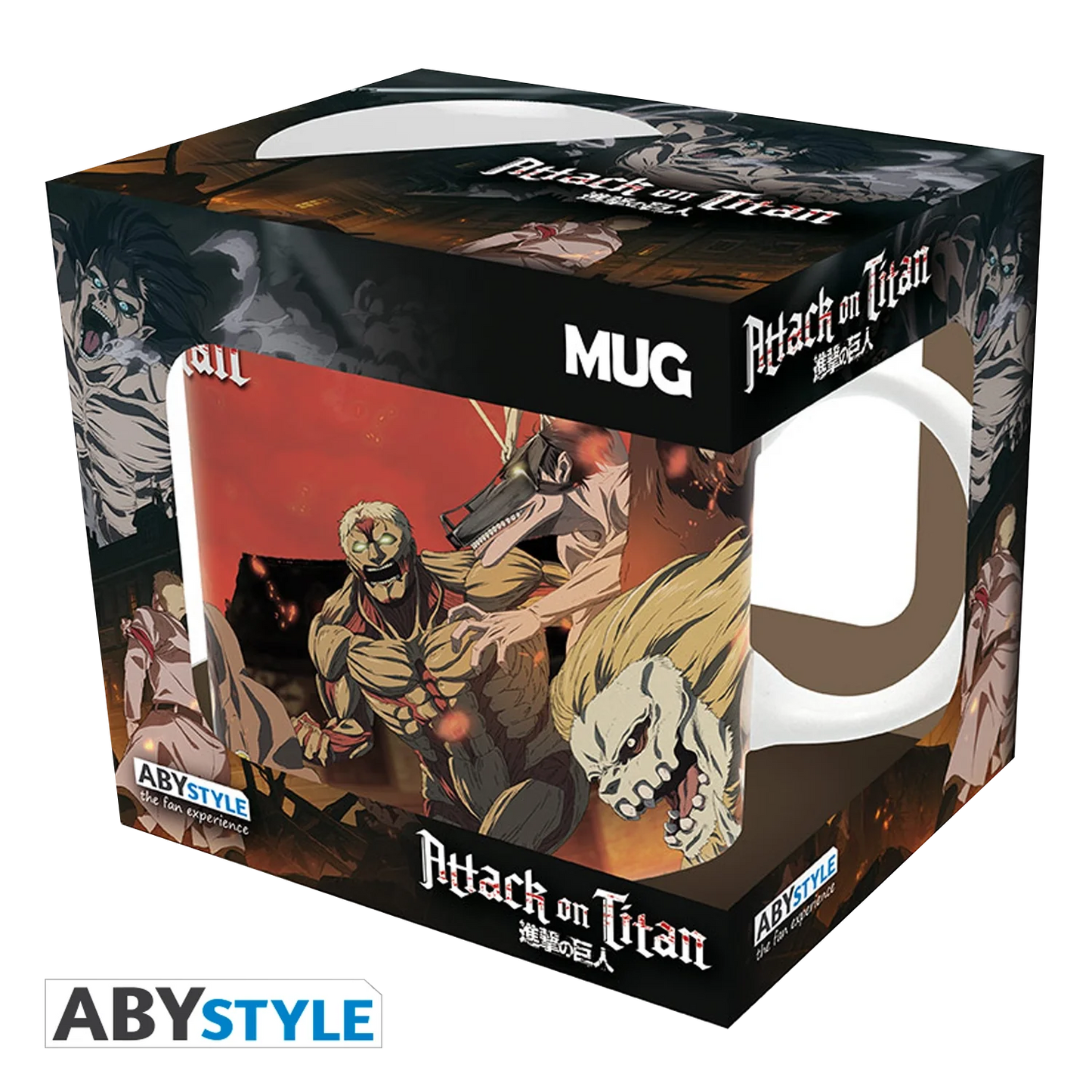 ATTACK ON TITAN Mug 320ml Battle Scene Season 4