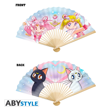 SAILOR MOON Fan - Fächer "Sailor Moon & Cats"
