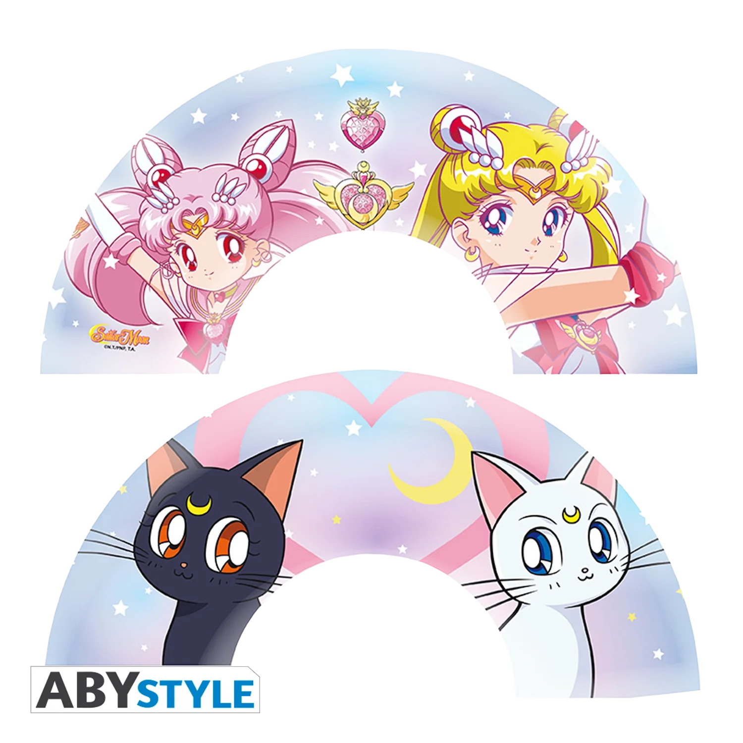 SAILOR MOON Fan - Fächer "Sailor Moon & Cats"
