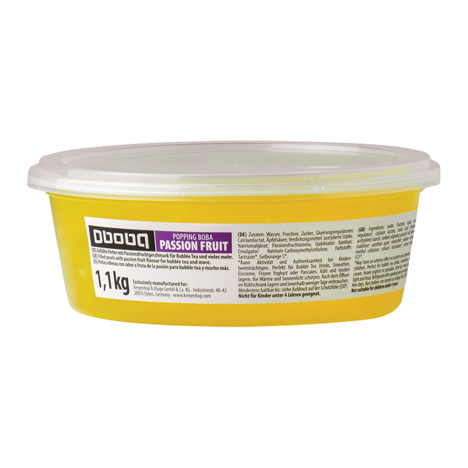 OBOBA Popping Boba Passionsfrucht 1,1KG