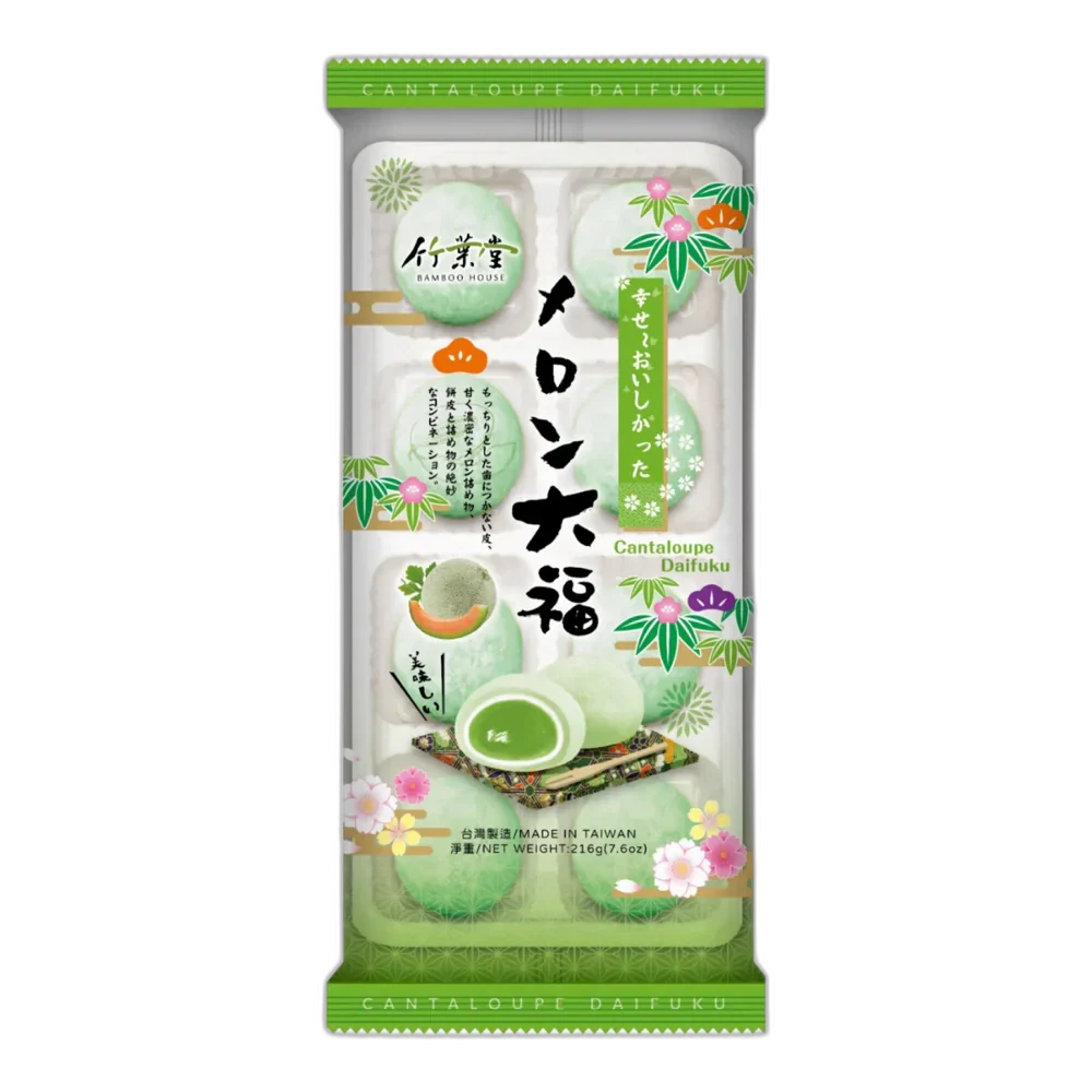 BAMBOO HOUSE Marshmallow Mochi Cantaloupe 216G