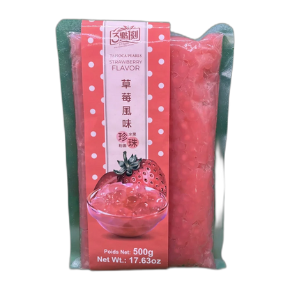 Tapioka Perlen Erdbeer Geschmack 500G