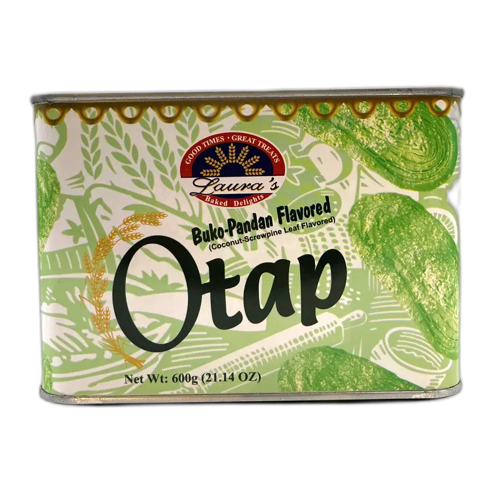 LAURA'S Otap Sugar Biscuits,Buko Pandan 600G