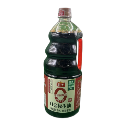 HT GOLDEN LABEL Light Soy Sauce 0 additives 1,9L