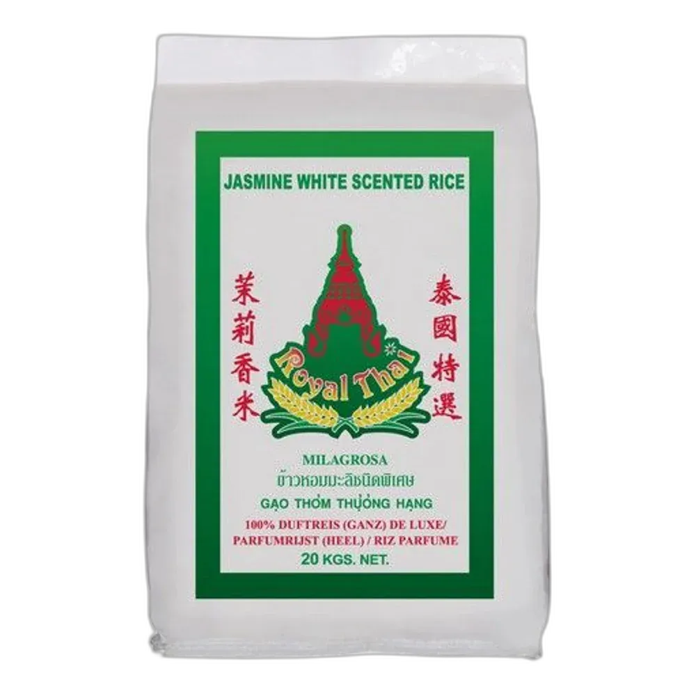 ROYAL THAI Jasminreis 20KG – Original Duftreis aus Thailand