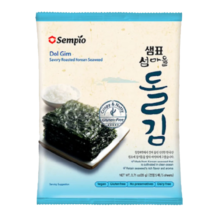 SEMPIO Seaweed Savory Roasted Dol Gim 4x20G