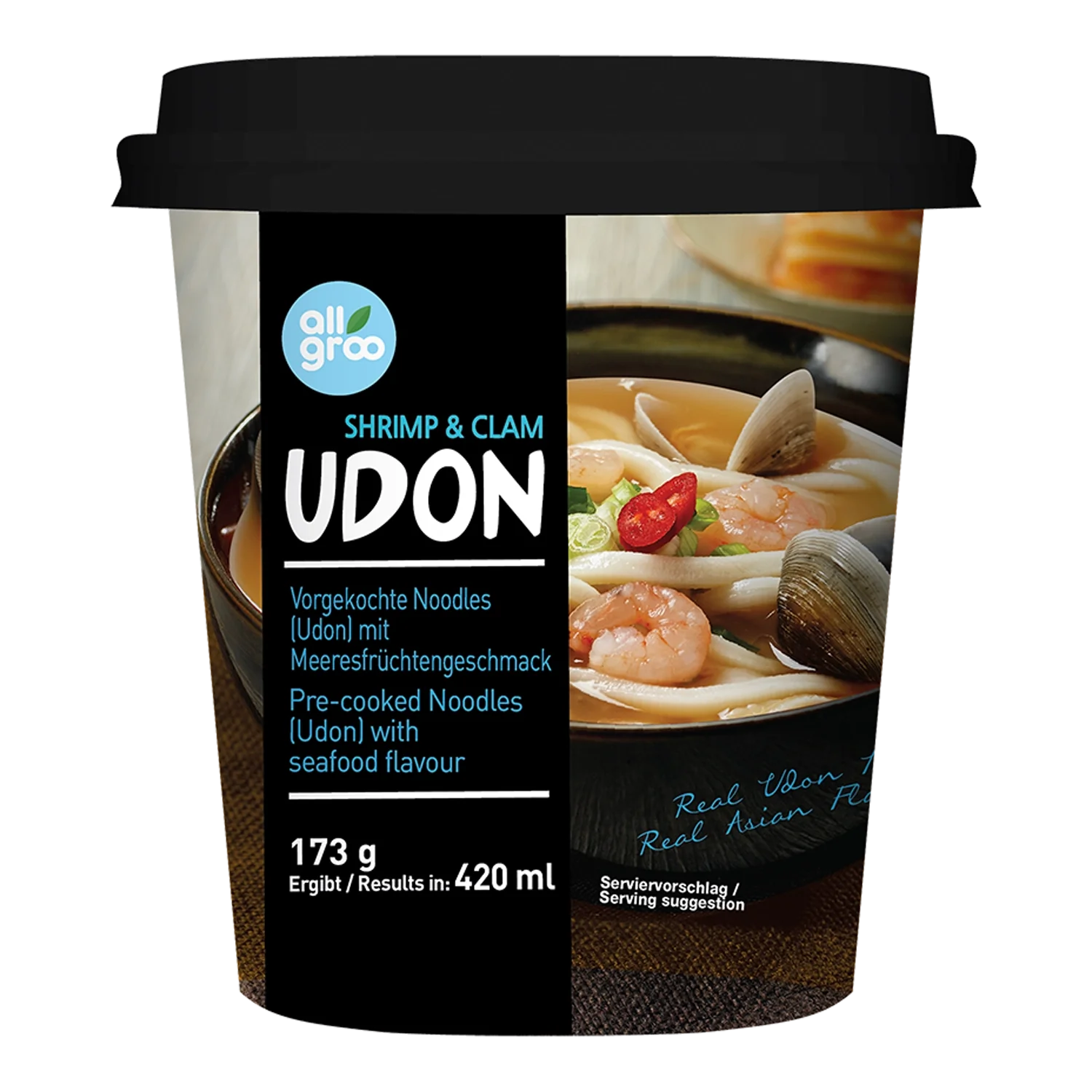 ALLGROO Udon Shrimp&Clam 173G