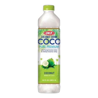 OKF Coconut Drink 1,5L – Erfrischendes Kokosnussgetränk mit Nata de Coco