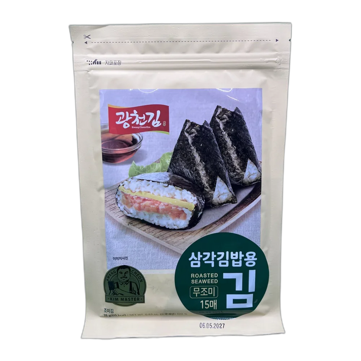 KWANGCHUN Onigiri Nori Triangle Gimbap 18G