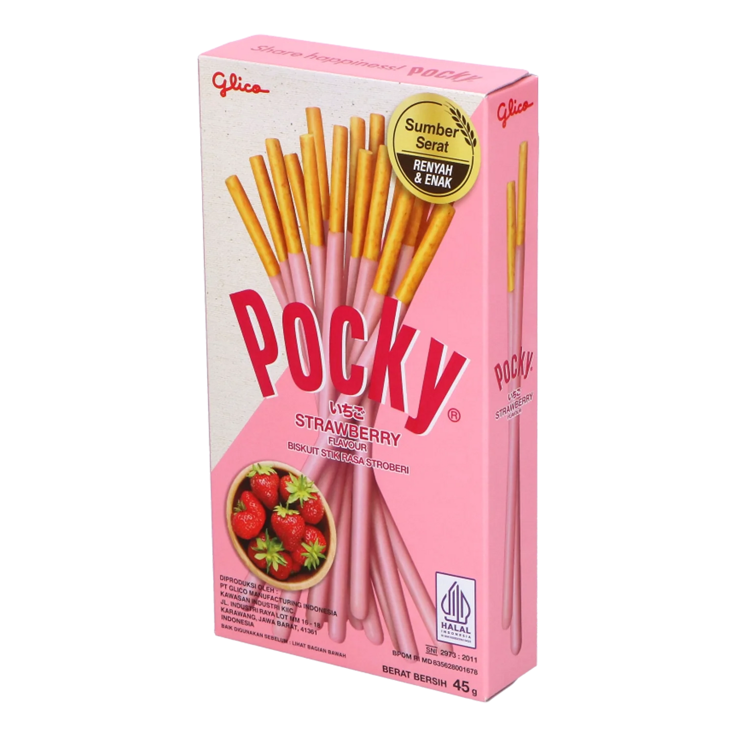 POCKY Biskuit Sticks Strawberry 45G