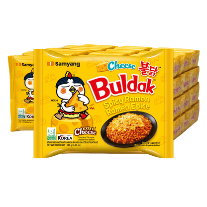 SAMYANG Buldak Cheese Instant Ramen Monatsvorrat – 40 x 140G